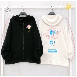 Áo Hoodies Nữ Có Nón Dây Kéo Tiện Lợi Mặc Siêu Xinh Siêu Thoải Mái Thời Trang Bốn Mùa - Super Fashion P