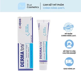 Derma Forte 15g, Gel Giúp Giảm Mụn Trứng Cá, Ngừa Thâm, Mờ Sẹo, Dưỡng Da