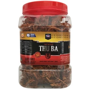 Thịt bò khô sợi hũ cay vừa Thu Ba Quảng Ngãi 500gr, Ăn vặt, Quà Tết, làm gỏi đu đủ trộn. Beef jerky OCOP 4 stars product