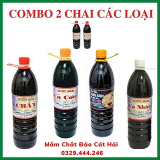 Combo 2 chai Mắm Chắt Cát Hải_loại 1 lít