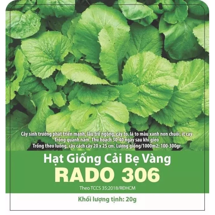 Cải bẹ vàng Rd(20g)