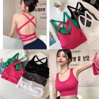 Áo Bra Nữ Hở Lưng Thiết Kế Đan Dây Lưng Siêu Sexy Mẫu Hot 4834