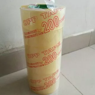 Băng keo trong/đục 200 yard đóng hàng, dán thùng