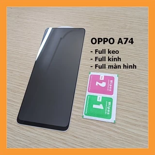 Kính cường lực phủ màn chống nhìn trộm Oppo A74