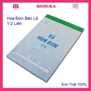 Hóa đơn bán lẻ 1liên, 2 liên, 3 liên khổ 13x19mm BIGSUKA