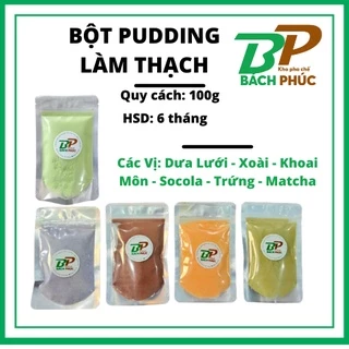 SET BỘT PUDDING LÀM THẠCH PUDDING - NGUYÊN LIỆU TRÀ SỮA NHÀ LÀM BÁCH PHÚC