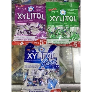 KẸO GUM KHÔNG ĐƯỜNG XYLITOL COOL, VIỆT QUẤT, CHANH BẠC HÀ Gói 159,9g (55 GÓI x2.9g)