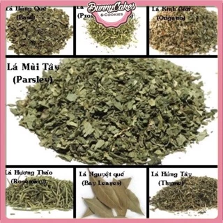 Lá thơm Oregano/Rosemary/Basil/Thyme/NguyệtQuế/Majoram/Herd Mix gói nhỏ 10g