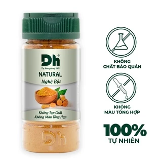 Natural Nghệ bột 40gr Dh Foods - Bột nghệ nguyên chất 100%