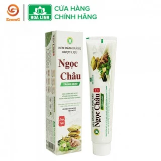 Kem đánh răng dược liệu Ngọc Châu trắng sáng 100gr và 125gr