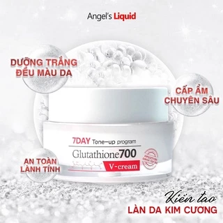 Kem Dưỡng Trắng Da 7Day Whitening Program Glutathione 700 V-Cream