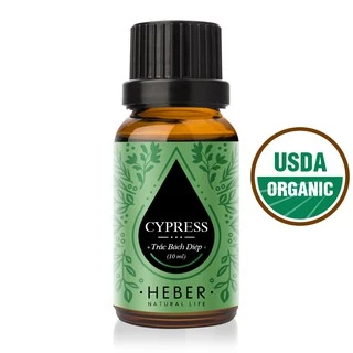 Tinh Dầu Trắc Bách Diệp Cypress Heber Natural Life, Cao Cấp Nhập Khẩu, Thiên Nhiên Nguyên Chất, Chai 10ml/30ml/50ml