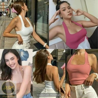 Áo CHòng cổ yếm croptop nhiều màu