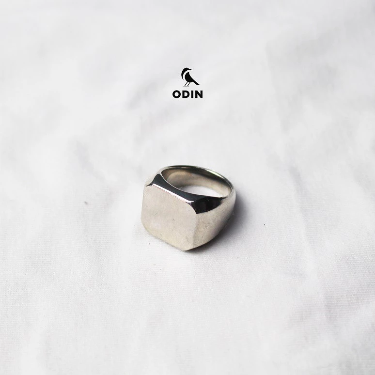 Nhẫn Titan Bản vuông tối giản - Knucle Ring