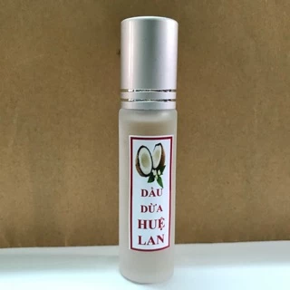 Dầu Dừa Dưỡng Môi Nguyên Chất kiểu chai bi lăn 10ml- Dầu Dừa Nguyên Chất Huệ Lan