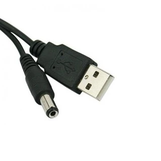 Cable sạc USB ra jack đầu tròn 5.5mm (như hình)