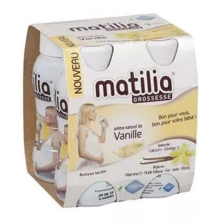 (adqte 9/24) Combo 24 chai sữa bầu Mattila Pháp vị vani chai 200ml