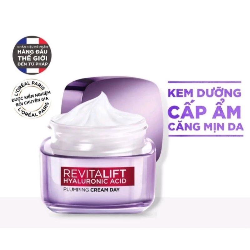 (Hàng Chính Hãng) Kem Dưỡng Siêu Cấp ẩm căng mịn da Loreal Paris Revitalift 15ml