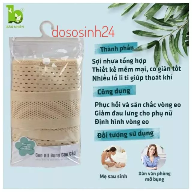 Bảo nhiên - Gen nịt bụng cao cấp