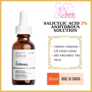 Tinh chất tẩy tế bào chết The Ordinary Salicylic Acid 2% Anhydrous Solution - 30ml
