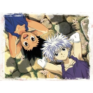 Poster A4 dán tường Anime, decal 21x30 trang trí có keo Hunter x Hunter Wallpapers (1), nhận in theo yêu cầu