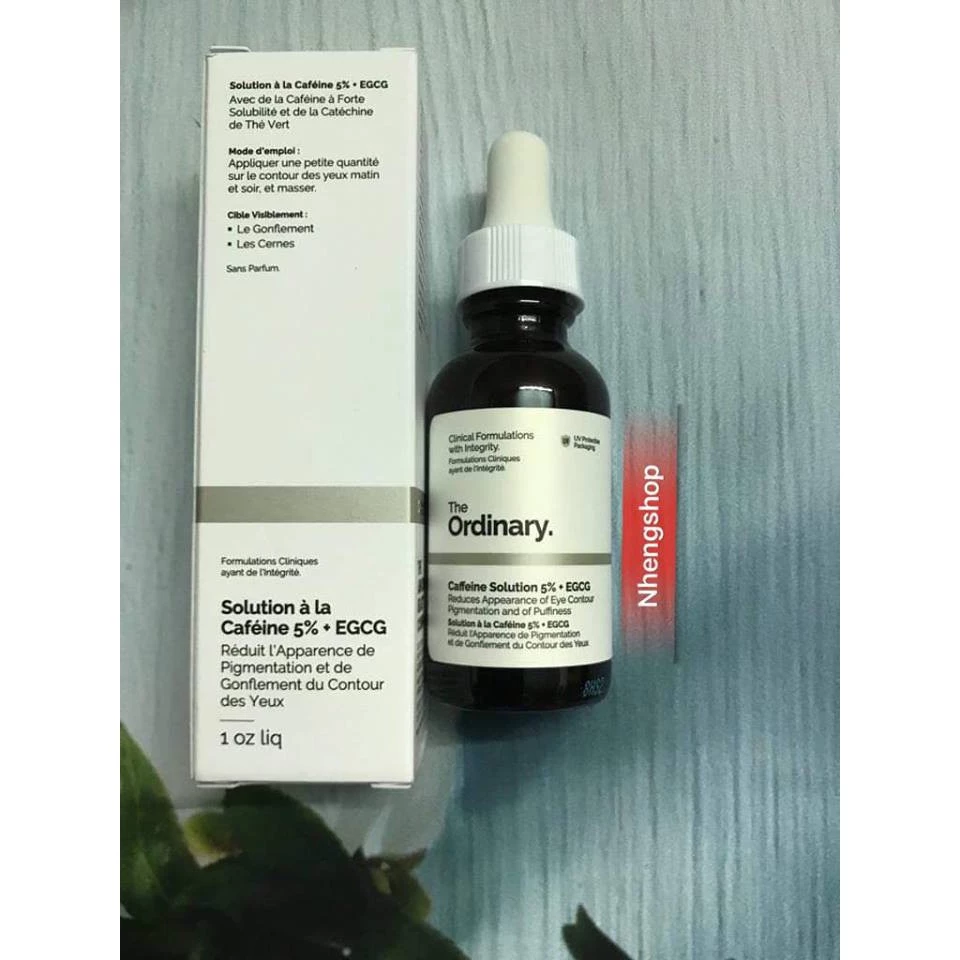 [Full 30ml] Serum dưỡng mắt The Ordinary Caffeine Solution 5% + EGCG