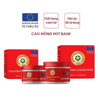 [Chính hãng] Cao Sao Vàng Golden Star Cao Nóng Giảm Nhức Đầu Sổ Mũi Cảm Cúm - Tự Hào Tinh Hoa Việt