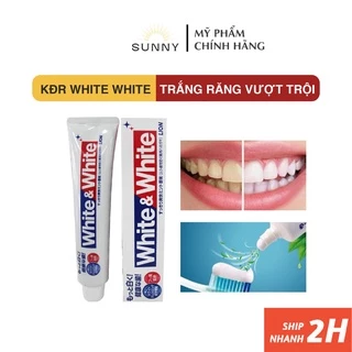 Kem đánh răng White & White Lion nội địa Nhật Bản 150g làm trắng răng vượt trội