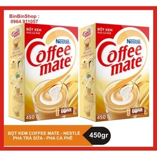 Combo 2 Hộp Bột kem coffee mate 450gram - Nestle. Pha trà sữa, cà phê