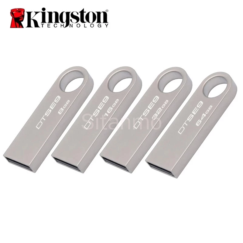 Ổ Đĩa USB Kingston Pendrive DTse9 128GB 32GB 64GB 16GB 4GB USB 2.0 Bằng Kim Loại