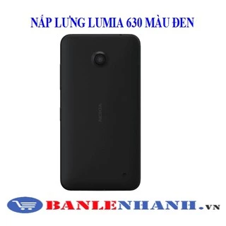 NẮP LƯNG LUMIA 630 MÀU ĐEN