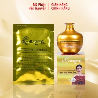 Kem face nhân sâm dưỡng trắng giảm nám tàn nhang N Collagen Hân Nguyễn 25g - Tặng gói tẩy da chết