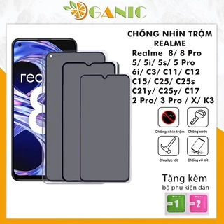 Cường lực realme 10 9 pro c21 c12 5 pro narzo 50 2 3 neo gt 7 7i 8i 9i q2 q3 c35 c30 c33 5G full màn tổng hợp Kính [CNT]