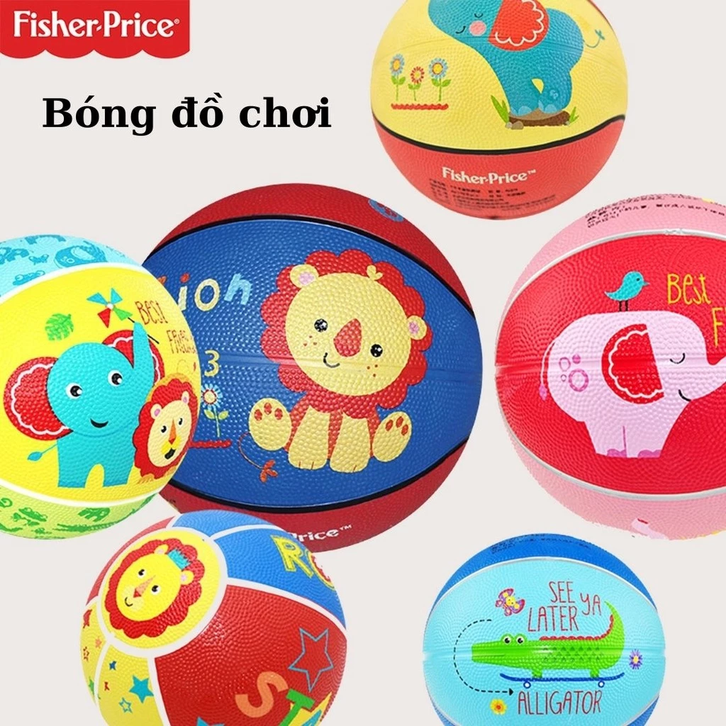 Đồ chơi vận động, Đồ chơi bóng rổ trẻ em Fisher Price cho trẻ 2-3-4-5 tuổi có tặng kèm bơm hơi