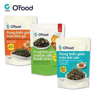 COMBO 3 Rong biển giòn trộn 3 vị O'food 40g