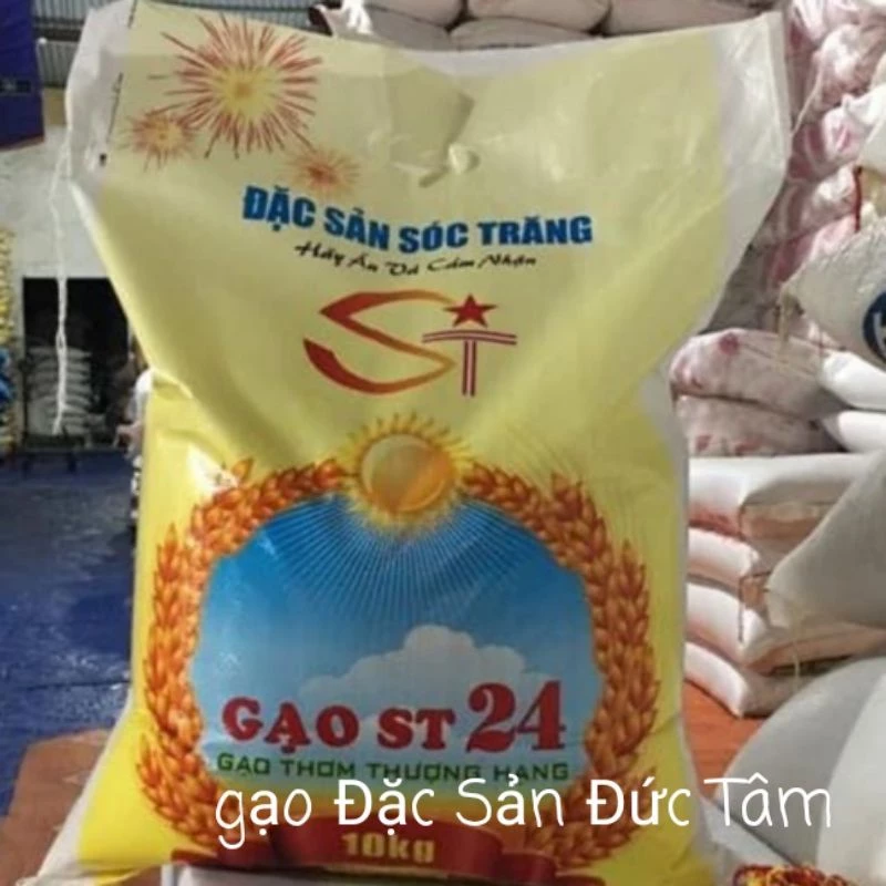 Gạo Thơm ST24 Sóc Trăng (Bao10kg).