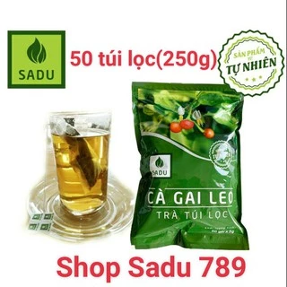 Trà tui lọc cà gai leo Sadu mát gan bảo vệ gan cả gia đình-50 túi lọc x 5g