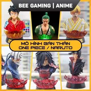 Mô hình Anime trang trí bàn làm việc - Tượng bán thân Onepiece / Naruto