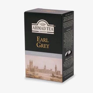 Trà đen pha ấm Bá Tước hộp giấy 100g - Ahmad Earl Grey Tea 100g (trà lá pha ấm – 100g trà/hộp)