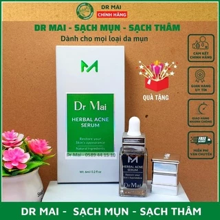 Dr Mai Serum sạch mụn thâm Dr Mai 6ml mẫu mới, đánh bay các loại mụn cam kết hiệu quả trong 7 ngày