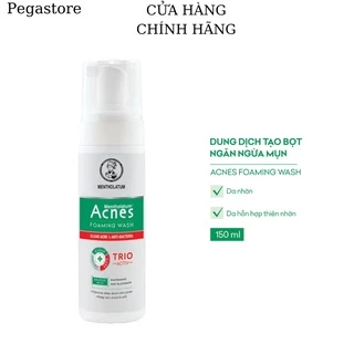 Sữa rửa mặt ACNES Foaming Wash Clear Acne & Anti-Bacteria - SRM ACNES 150ml