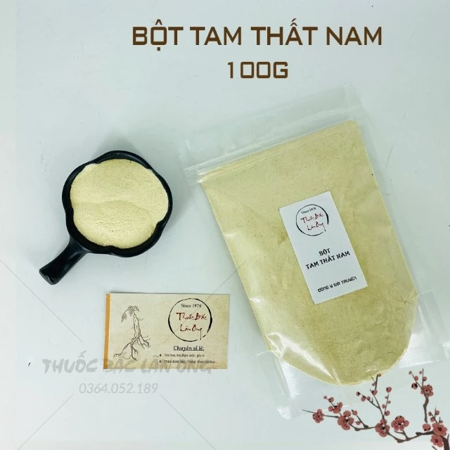 Bột Tam Thất Nam Nguyên Chất 100g