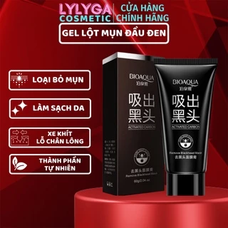 Gel lột mụn đầu đen BIOAQUA 60g Than Tre Mặt nạ lột mụn cám hiệu quả an toàn tại nhà MN17