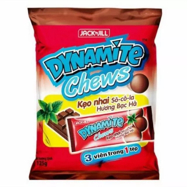 Kẹo sô-cô-la bạc hà Dynamite 125g