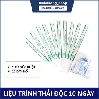 Bộ thải độc đại tràng ENEMA 1 túi 10 dây nối tiện lợi