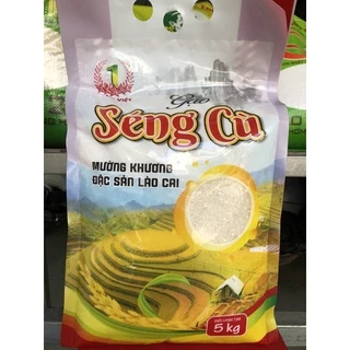 Gạo séng cù Mường Khương hạt tròn dẻo thơm 5kg