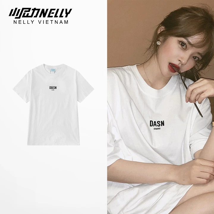 Áo thun NELLY Cotton 260gsm Premium - DASN Tay Lỡ Form Rộng Nam Nữ
