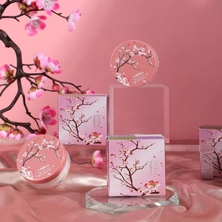 Phấn phủ bột kiểm soát dầu Lameila Sakura siêu mịn, Phấn phủ nội địa Trung dạng bột cánh hoa Lameila Gather Beauty