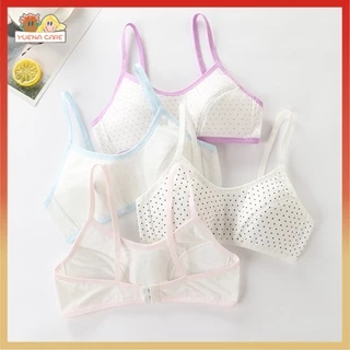 Áo ngực nữ Wave Point Bra có nút ngực Đồ lót thoải mái cho học sinh