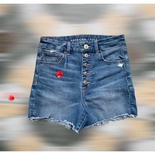 Quần short jean nhiều nút AE xuất Mỹ (37-50kg)